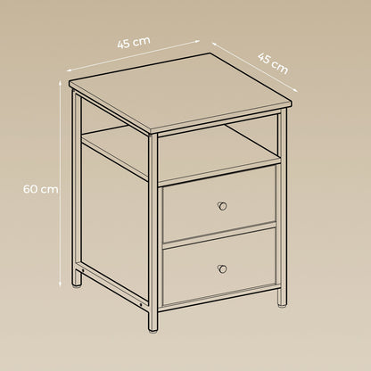 Bedside Table, Side Table, 45 x 45 x 60 cm - image 5