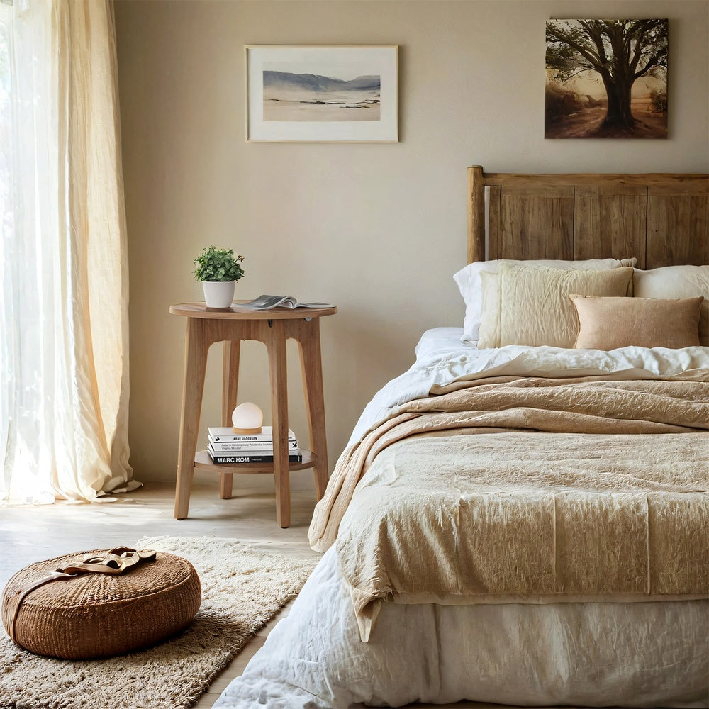 End Table with Bottom Shelf, Modern - image 2