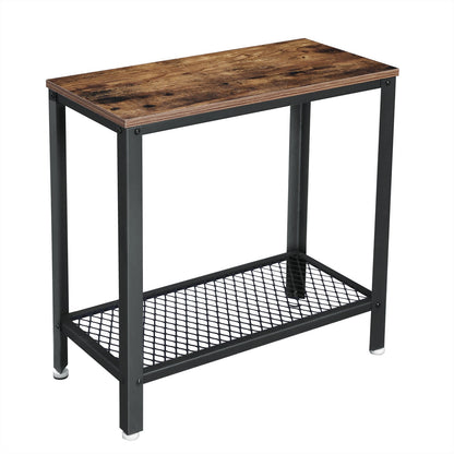 Narrow Side End Table, 2-Tier Sofa Printer Table, for Bedroom - image 1