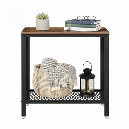 Narrow Side End Table, 2-Tier Sofa Printer Table, for Bedroom - image 2