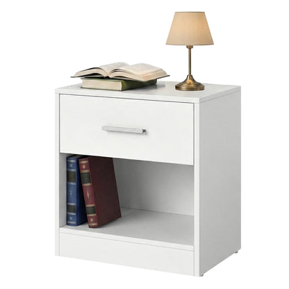 Bedside Table, Side Table with Drawer, Handle - image 4