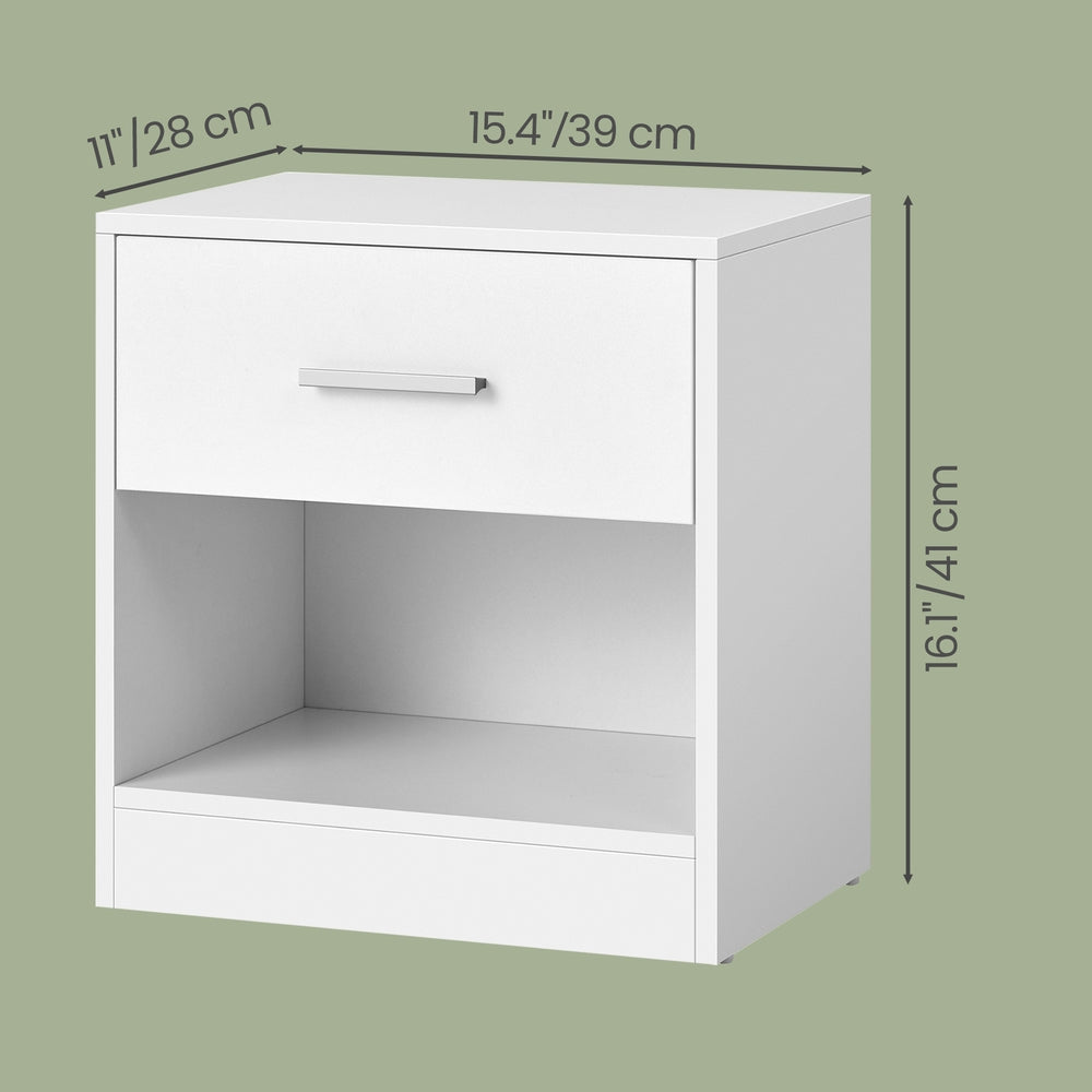 Bedside Table, Side Table with Drawer, Handle - image 11