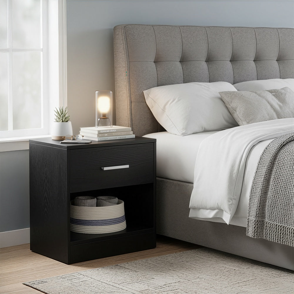 Bedside Table, Side Table with Drawer, Handle - image 18