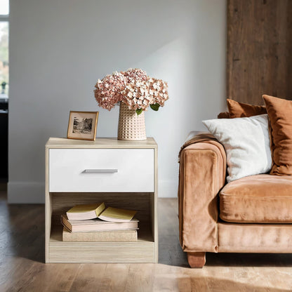 Bedside Table, Side Table with Drawer, Handle - image 20