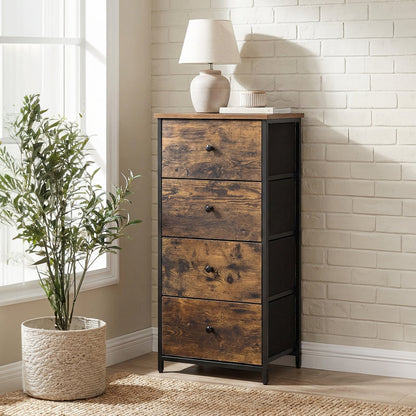 Fabric Dresser for Bedroom, with 4 Drawers, Metal Frame - image 14