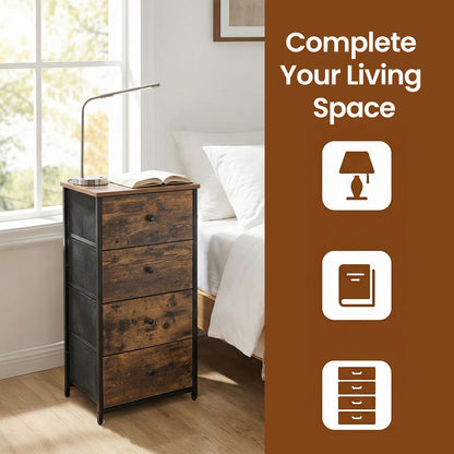 Fabric Dresser for Bedroom, with 4 Drawers, Metal Frame - image 16