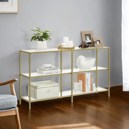 51.2 Inch Console Table, 3-Tier Modern Sofa Table for Hallway, Living Room Bedroom - image 1