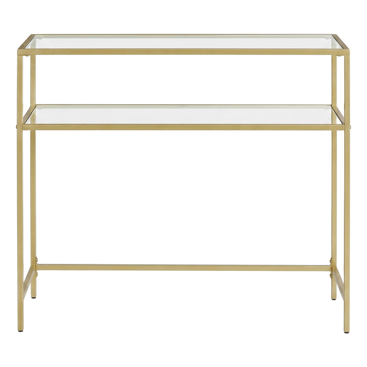 Console Table, Side Table, Tempered Glass Tabletop - image 7