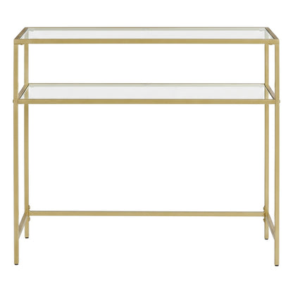 Console Table, Side Table, Tempered Glass Tabletop - image 7