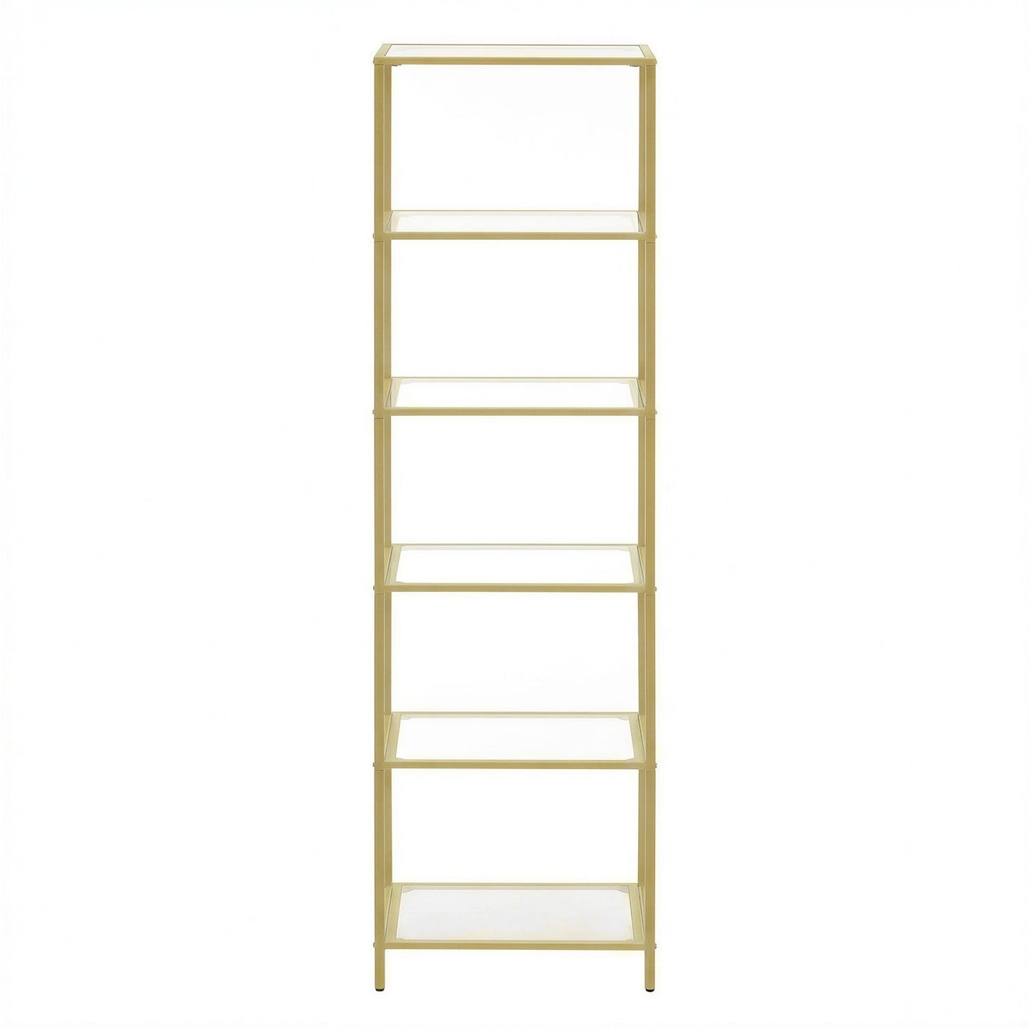 6-Tier Glass Shelf, Bookshelf - image 1