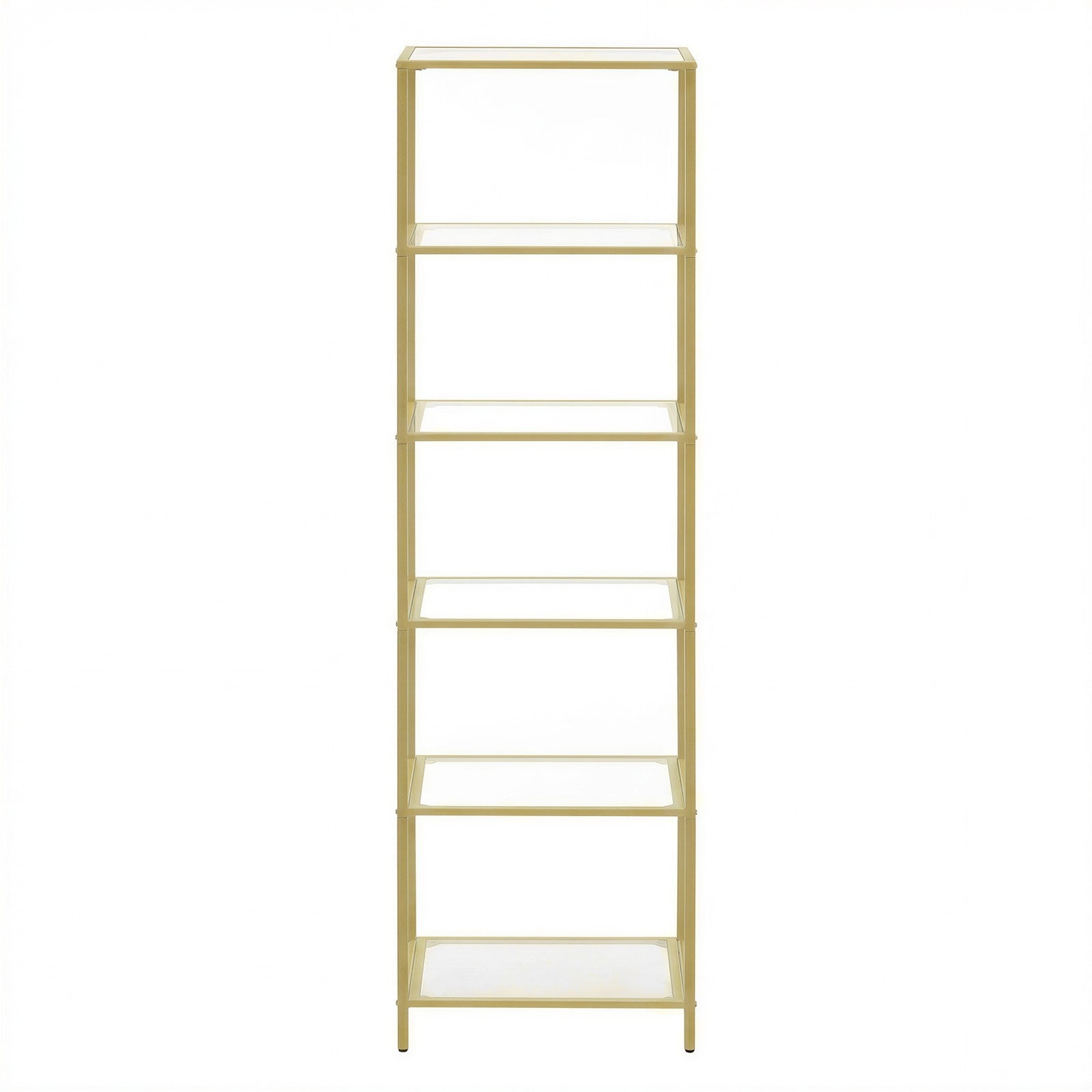 6-Tier Glass Shelf, Bookshelf - image 1