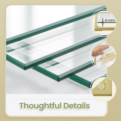 6-Tier Glass Shelf, Bookshelf - image 5