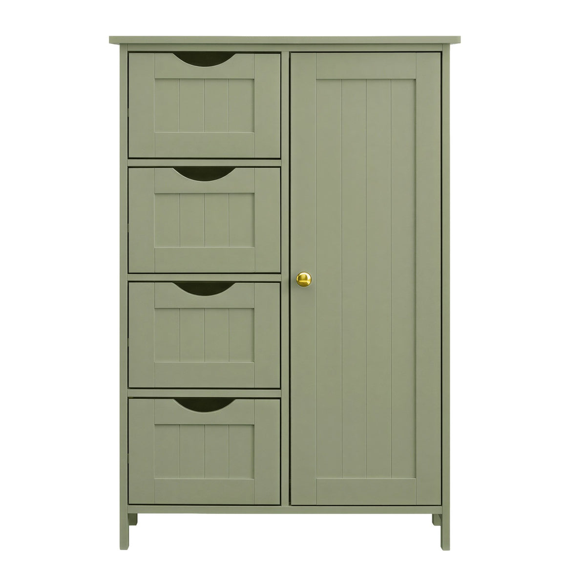 Bathroom Floor Storage Cabinet, Bathroom Storage Unit with 4 Drawers - image 28