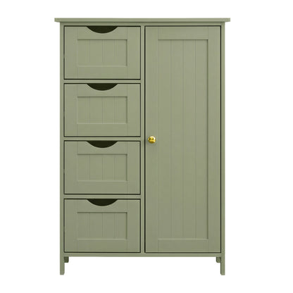 Bathroom Floor Storage Cabinet, Bathroom Storage Unit with 4 Drawers - image 28