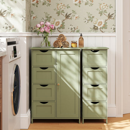Bathroom Floor Storage Cabinet, Bathroom Storage Unit with 4 Drawers - image 29