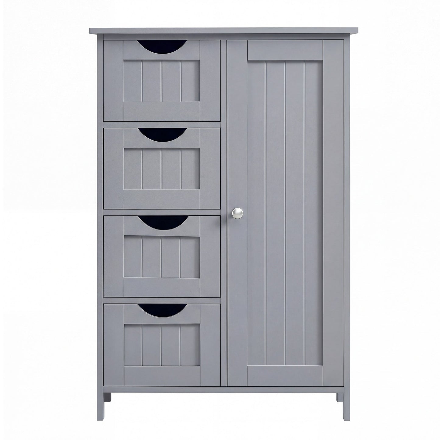 Bathroom Floor Storage Cabinet, Bathroom Storage Unit with 4 Drawers - image 2