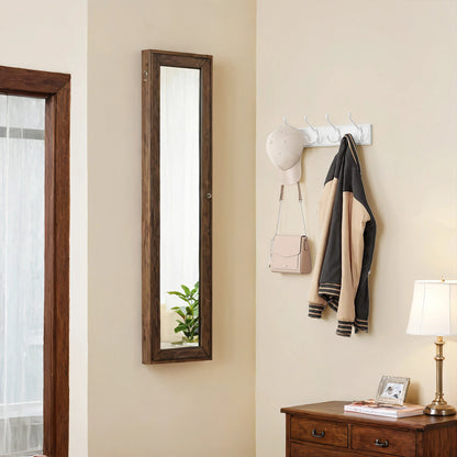 Wall Mounted Coat Hooks, White - image 4