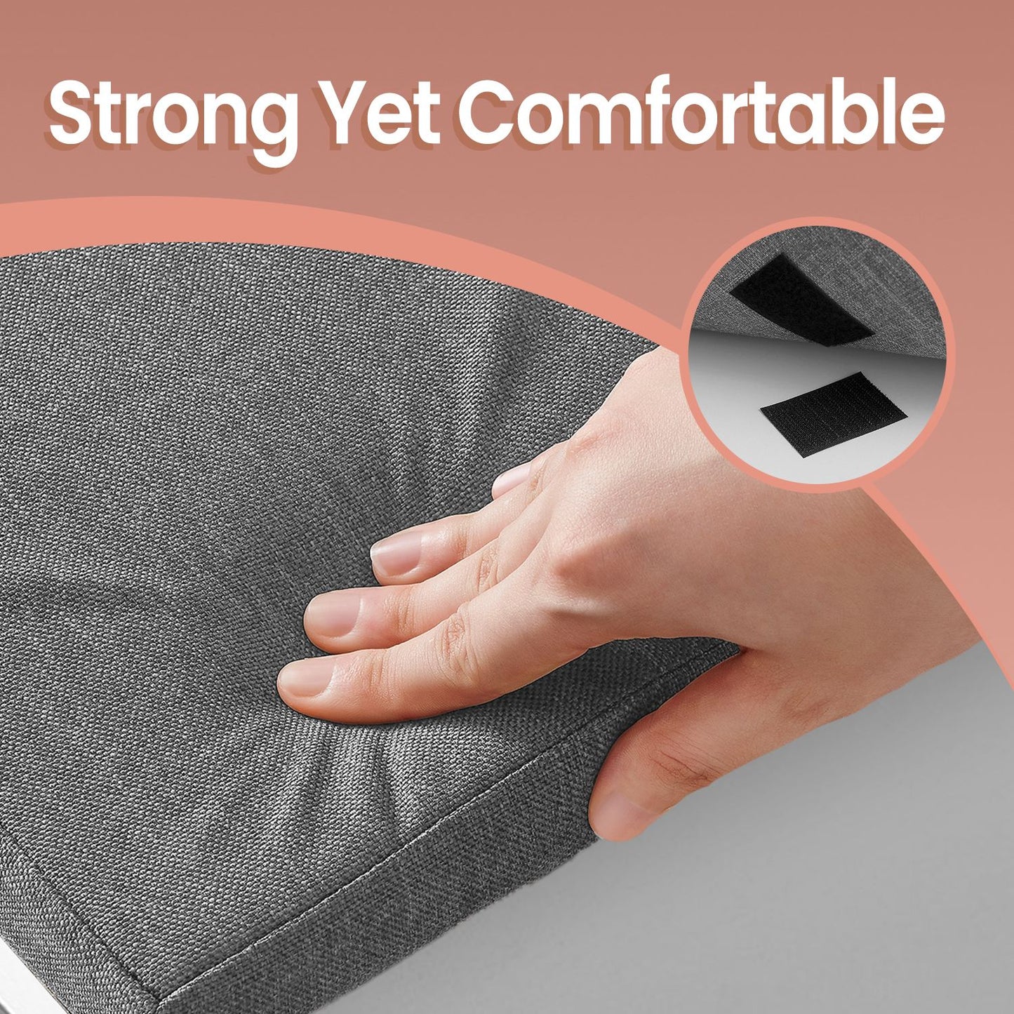 Shoe Bench, Storage Bench with Padded Seat, 9 Compartments - image 12