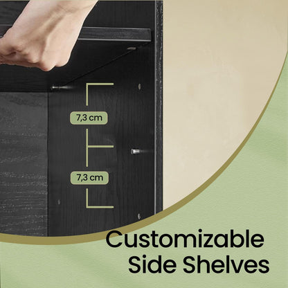 Shoe Bench, Storage Bench with Padded Seat, 9 Compartments - image 24