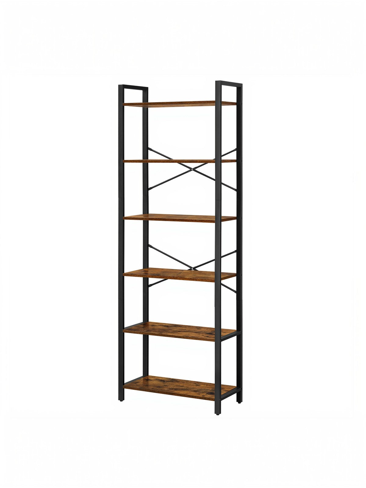 Storage Rack with 6 Tiers, Book Shelf, 30 x 80 x 186 cm, for Study, Living Room, Bedroom, Brown - image 7