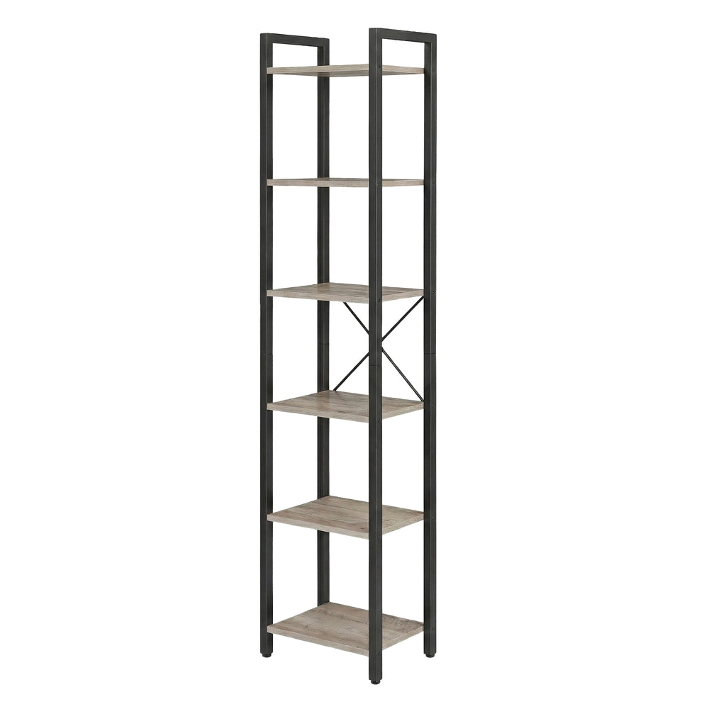 Storage Rack with 6 Tiers, Book Shelf, 30 x 40 x 187.5 cm, for Study, Living Room, Bedroom, Black - image 25