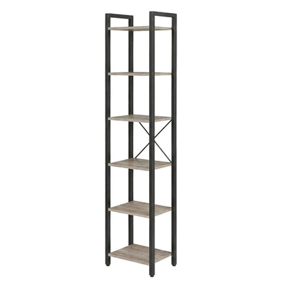 Storage Rack with 6 Tiers, Book Shelf, 30 x 40 x 187.5 cm, for Study, Living Room, Bedroom, Black - image 25