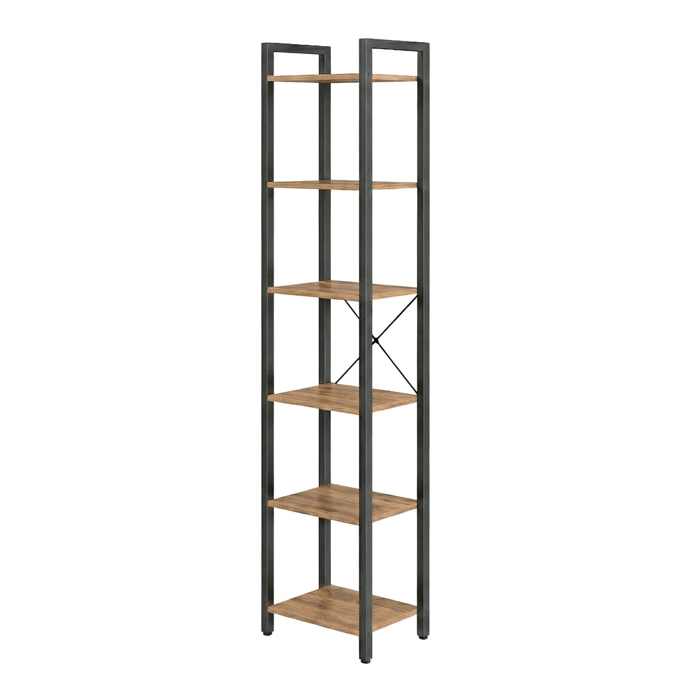 Storage Rack with 6 Tiers, Book Shelf, 30 x 40 x 187.5 cm, for Study, Living Room, Bedroom, Black - image 37