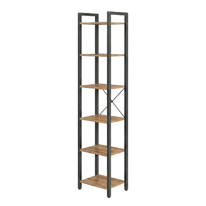 Storage Rack with 6 Tiers, Book Shelf, 30 x 40 x 187.5 cm, for Study, Living Room, Bedroom, Black - image 37