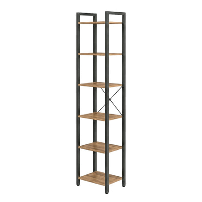 Storage Rack with 6 Tiers, Book Shelf, 30 x 40 x 187.5 cm, for Study, Living Room, Bedroom, Black - image 36