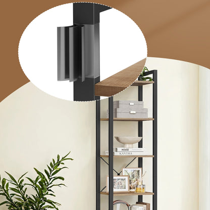 Storage Rack with 6 Tiers, Book Shelf, 30 x 40 x 187.5 cm, for Study, Living Room, Bedroom, Black - image 41