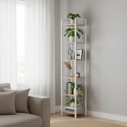Storage Rack with 6 Tiers, Book Shelf, 30 x 40 x 187.5 cm, for Study, Living Room, Bedroom, Black - image 52