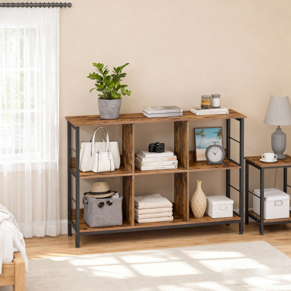 Ladder Shelf 3-Tier, Industrial Display Bookcase, Storage Rack for Living Room - image 20
