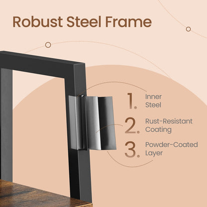 Bookshelf, 5-Tier Narrow Book Shelf, Ladder Shelf for Home Office, Living Room - image 10