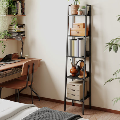 Bookshelf, 5-Tier Narrow Book Shelf, 11.8 x 13.3 x 66.9 Inches - image 3