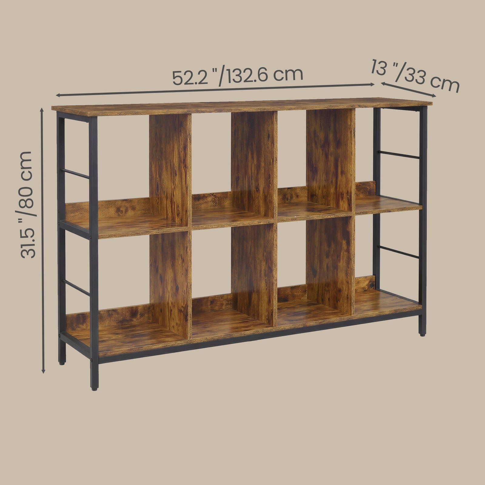 Ladder Shelf 3-Tier, Industrial Display Bookcase, Storage Rack for Living Room - image 12