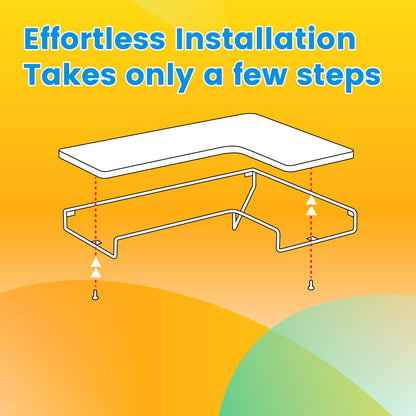 Floating Shelves, Set of 2 Corner Shelves, L-Shaped Wall Shelf - image 10
