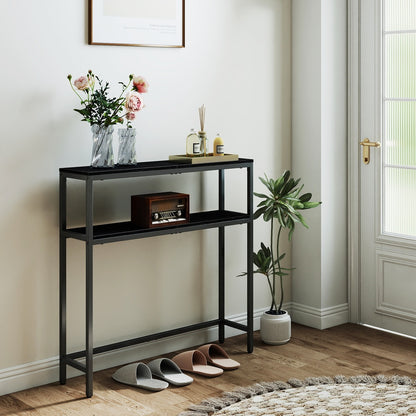 Console Table, 2-Tier Sofa Table, 20 x 100 x 80 cm - image 22