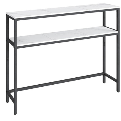 Console Table, 2-Tier Sofa Table, 20 x 100 x 80 cm - image 50