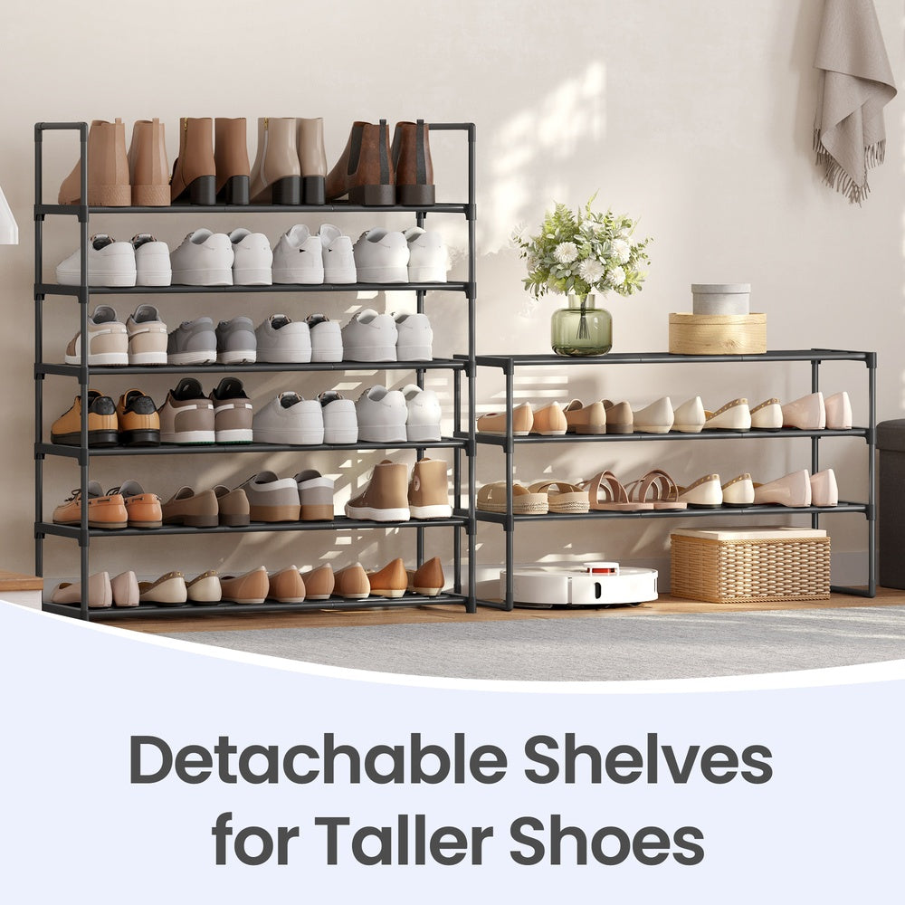 3-Tier Shoe Rack, Shoe Storage Organiser, Metal Storage Rack - image 16