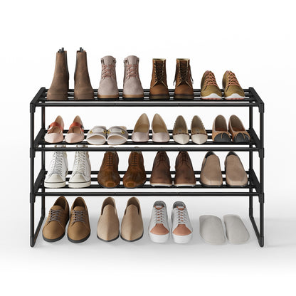 3-Tier Shoe Rack, Shoe Storage Organiser, Metal Storage Rack - image 18