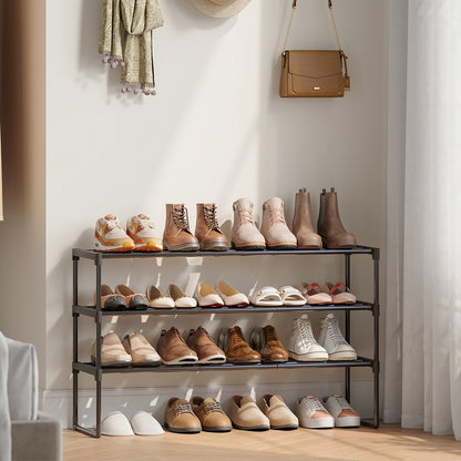 3-Tier Shoe Rack, Shoe Storage Organiser, Metal Storage Rack - image 19
