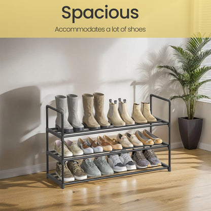 3-Tier Shoe Rack, Shoe Storage Organiser, Metal Storage Rack - image 21