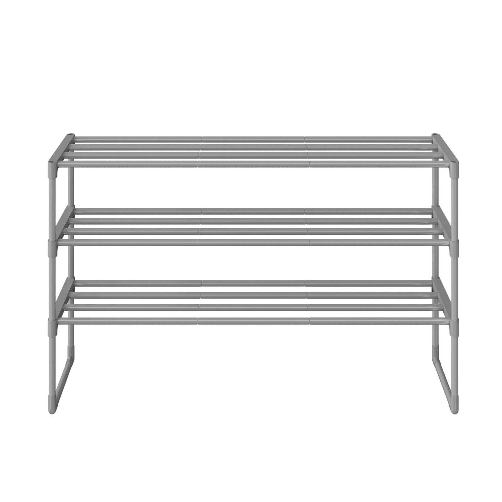 3-Tier Shoe Rack, Shoe Storage Organiser, Metal Storage Rack - image 1
