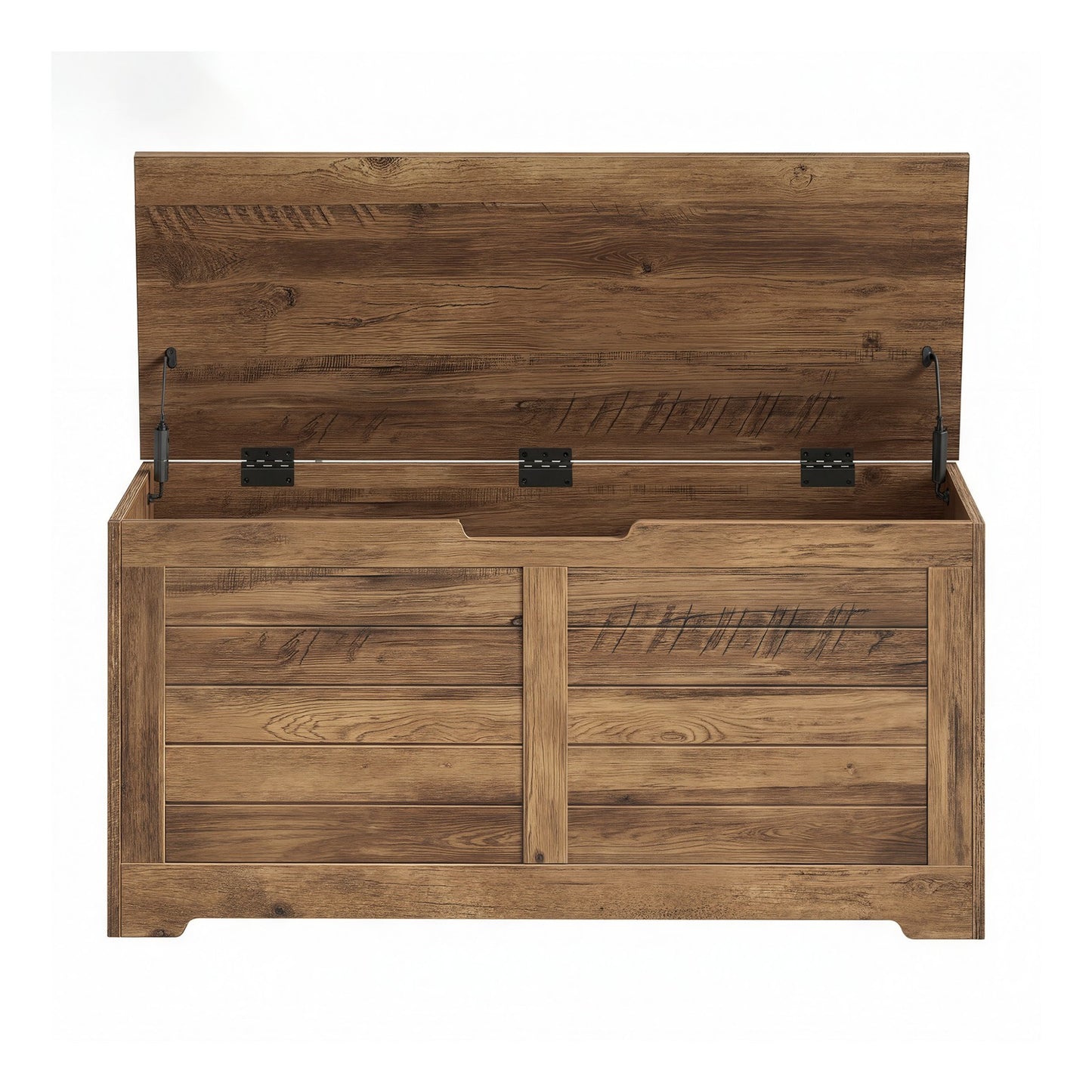 Blanket Storage Box, Shoe Bench with Storage, for Bedroom, Hallway, Living Room, White - image 26