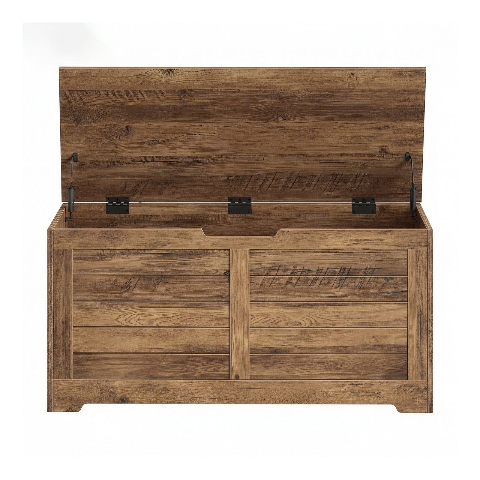 Blanket Storage Box, Shoe Bench with Storage, for Bedroom, Hallway, Living Room, White - image 26