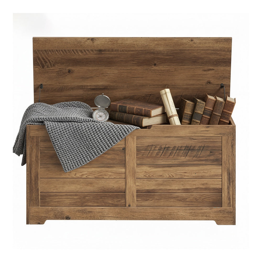 Blanket Storage Box, Shoe Bench with Storage, for Bedroom, Hallway, Living Room, White - image 27
