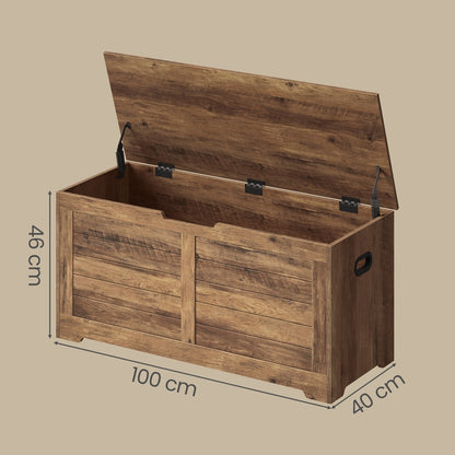 Blanket Storage Box, Shoe Bench with Storage, for Bedroom, Hallway, Living Room, White - image 32
