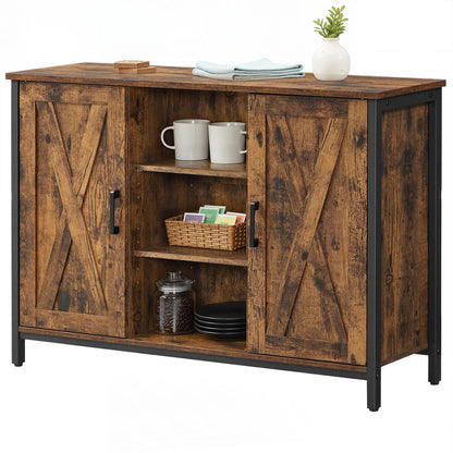 Sideboard, Storage Cabinet with Cupboard and Shelves, Buffet Table - image 2
