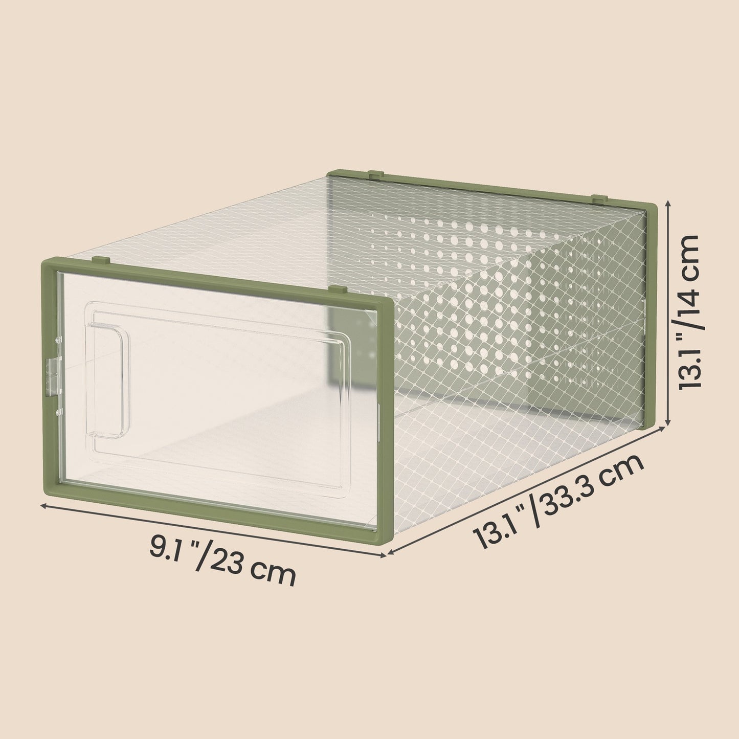 Stackable Shoe Boxes, Pack of 12 Shoe Storage Organizers, 13.1 x 9.1 x 5.6 Inches - image 4