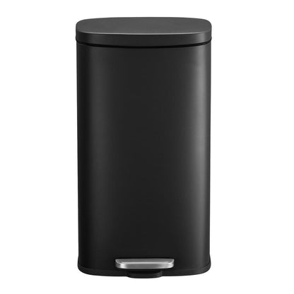 Pedal Rubbish Bin 30 L, Soft-Close Lid Kitchen Waste Bin with Inner Bucket, Steel, for Home, Green - image 13